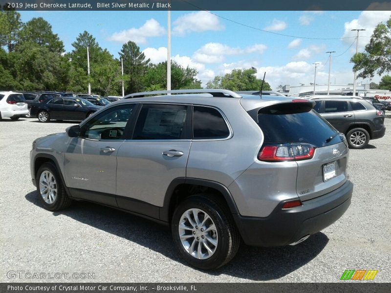 Billet Silver Metallic / Black 2019 Jeep Cherokee Latitude
