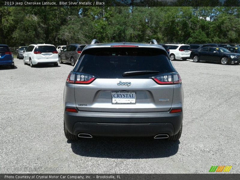 Billet Silver Metallic / Black 2019 Jeep Cherokee Latitude