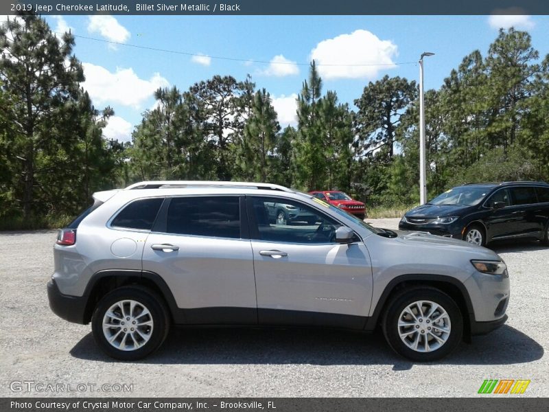 Billet Silver Metallic / Black 2019 Jeep Cherokee Latitude