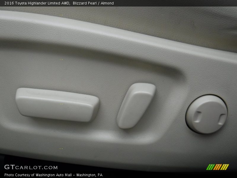 Blizzard Pearl / Almond 2016 Toyota Highlander Limited AWD