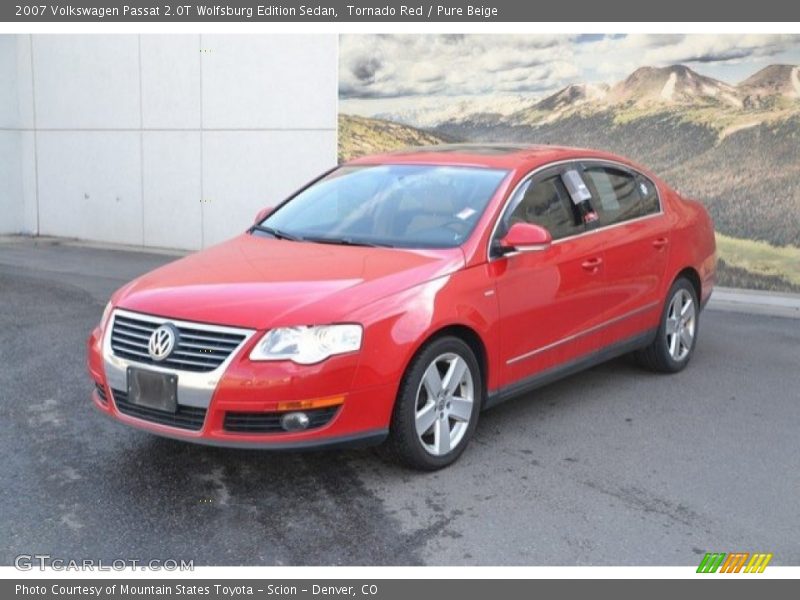 Tornado Red / Pure Beige 2007 Volkswagen Passat 2.0T Wolfsburg Edition Sedan