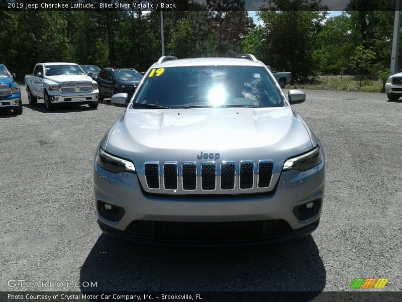 Billet Silver Metallic / Black 2019 Jeep Cherokee Latitude
