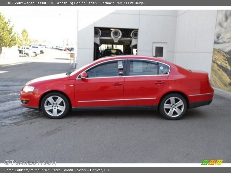 Tornado Red / Pure Beige 2007 Volkswagen Passat 2.0T Wolfsburg Edition Sedan