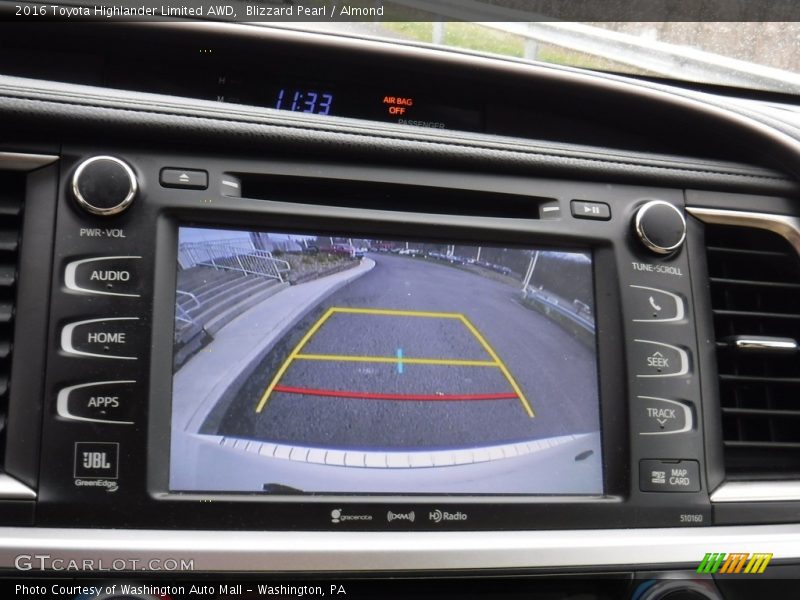 Blizzard Pearl / Almond 2016 Toyota Highlander Limited AWD
