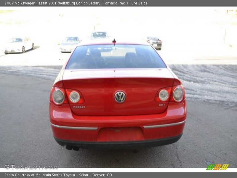 Tornado Red / Pure Beige 2007 Volkswagen Passat 2.0T Wolfsburg Edition Sedan