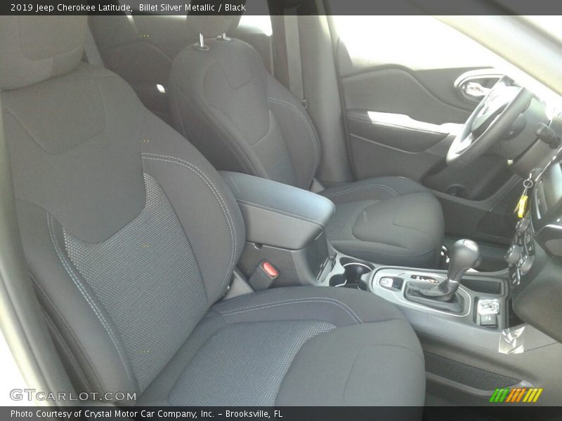 Billet Silver Metallic / Black 2019 Jeep Cherokee Latitude
