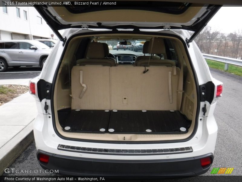 Blizzard Pearl / Almond 2016 Toyota Highlander Limited AWD
