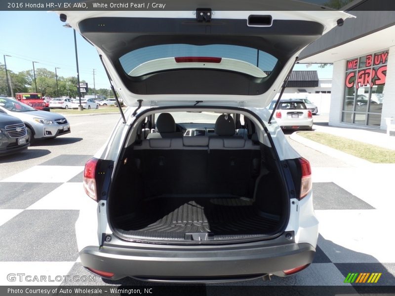 White Orchid Pearl / Gray 2016 Honda HR-V EX AWD