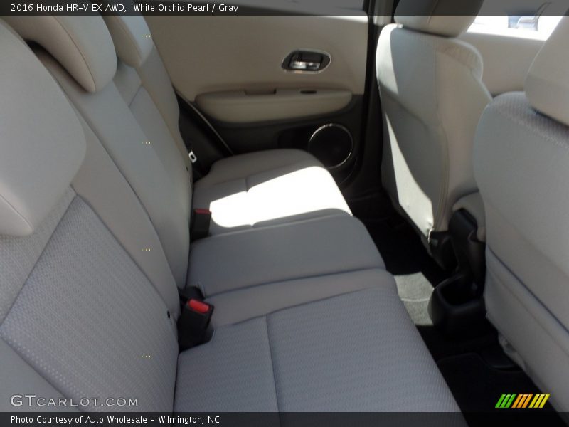 White Orchid Pearl / Gray 2016 Honda HR-V EX AWD