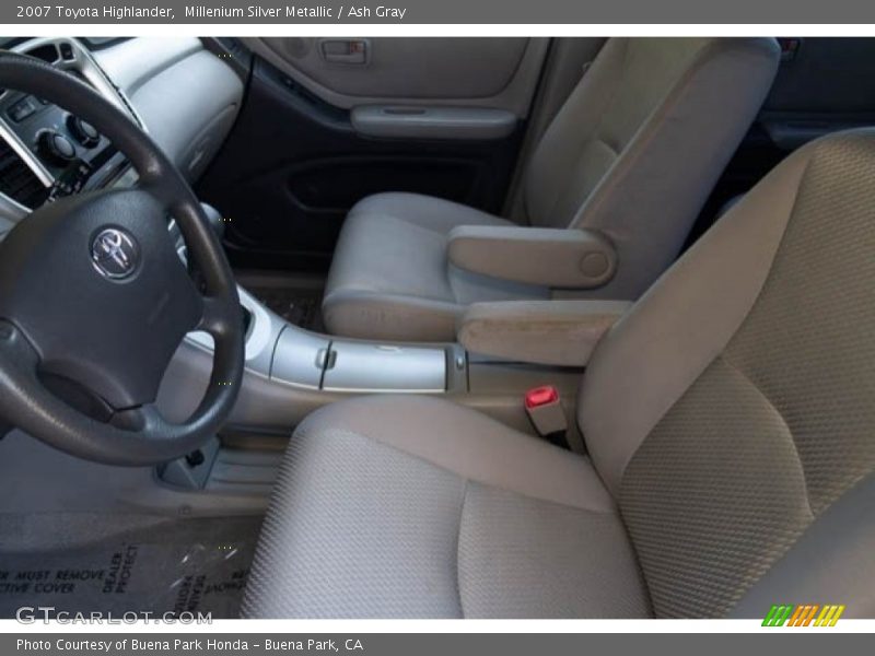 Millenium Silver Metallic / Ash Gray 2007 Toyota Highlander
