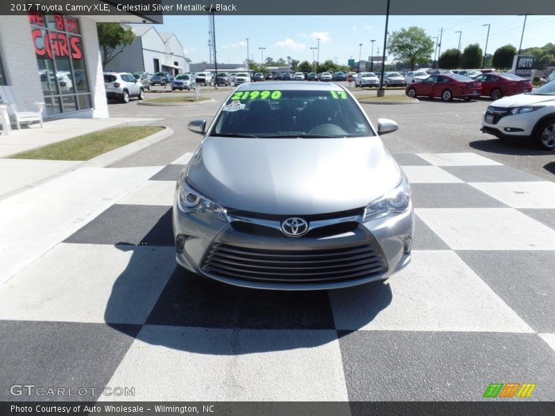 Celestial Silver Metallic / Black 2017 Toyota Camry XLE
