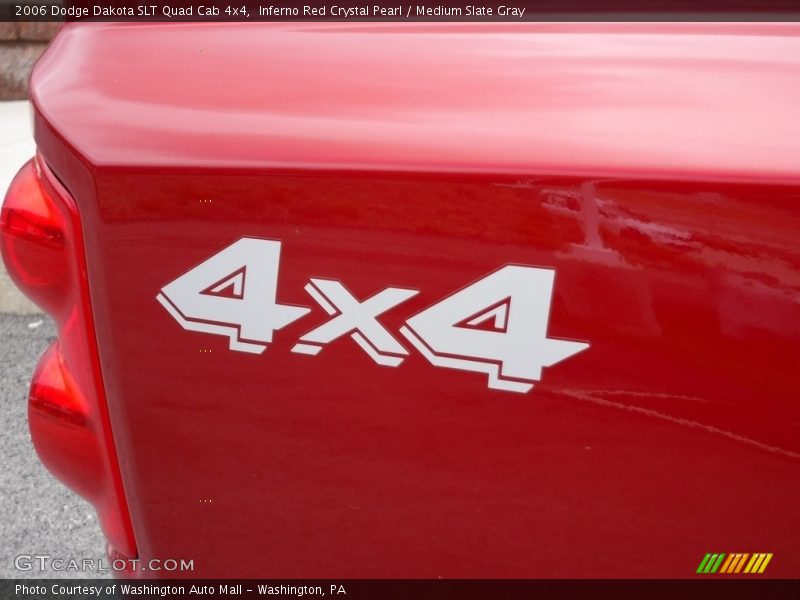 Inferno Red Crystal Pearl / Medium Slate Gray 2006 Dodge Dakota SLT Quad Cab 4x4