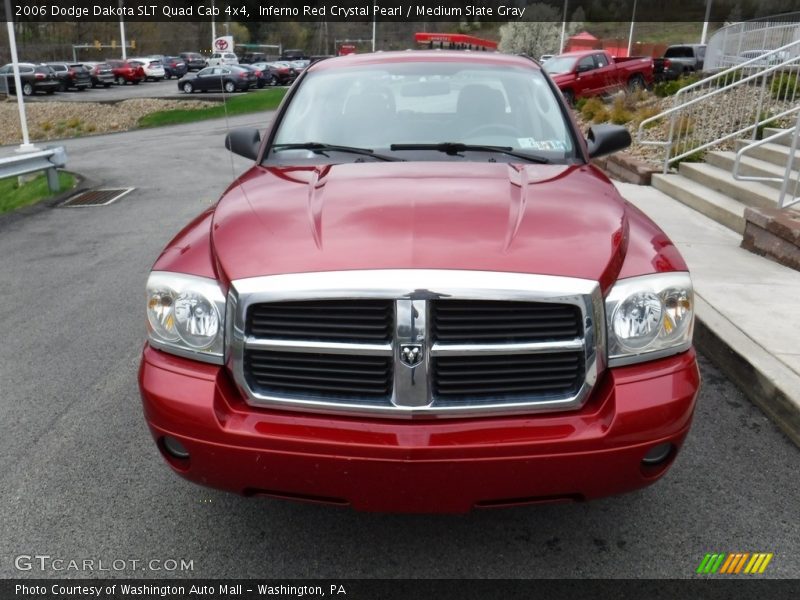 Inferno Red Crystal Pearl / Medium Slate Gray 2006 Dodge Dakota SLT Quad Cab 4x4