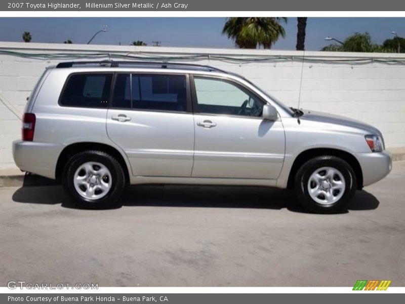 Millenium Silver Metallic / Ash Gray 2007 Toyota Highlander