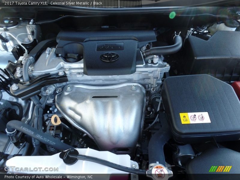 Celestial Silver Metallic / Black 2017 Toyota Camry XLE