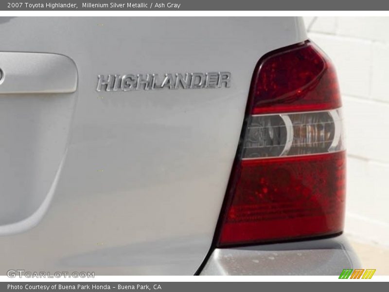 Millenium Silver Metallic / Ash Gray 2007 Toyota Highlander