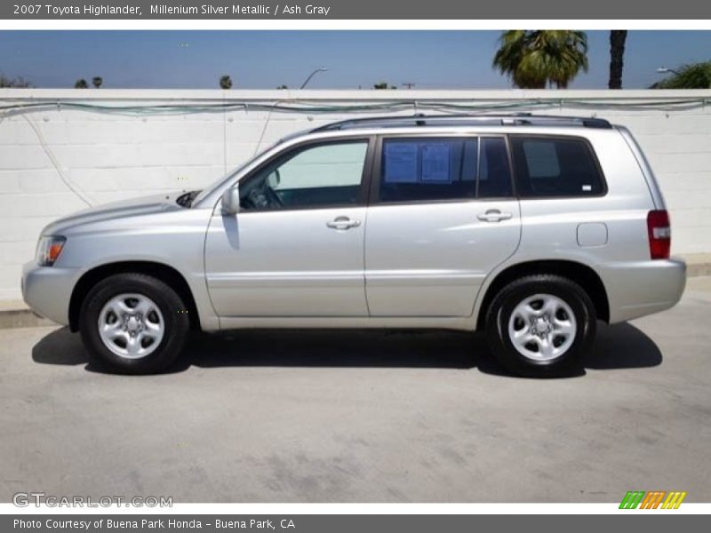 Millenium Silver Metallic / Ash Gray 2007 Toyota Highlander