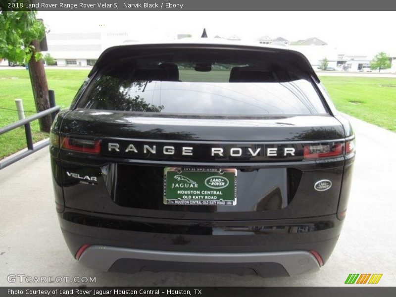 Narvik Black / Ebony 2018 Land Rover Range Rover Velar S