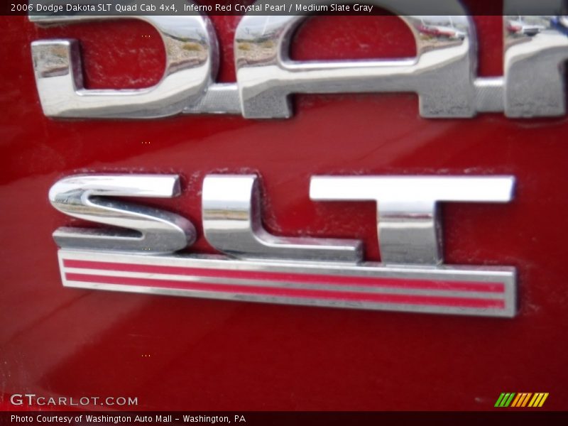 Inferno Red Crystal Pearl / Medium Slate Gray 2006 Dodge Dakota SLT Quad Cab 4x4
