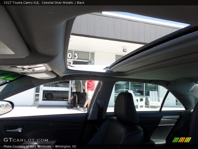 Celestial Silver Metallic / Black 2017 Toyota Camry XLE