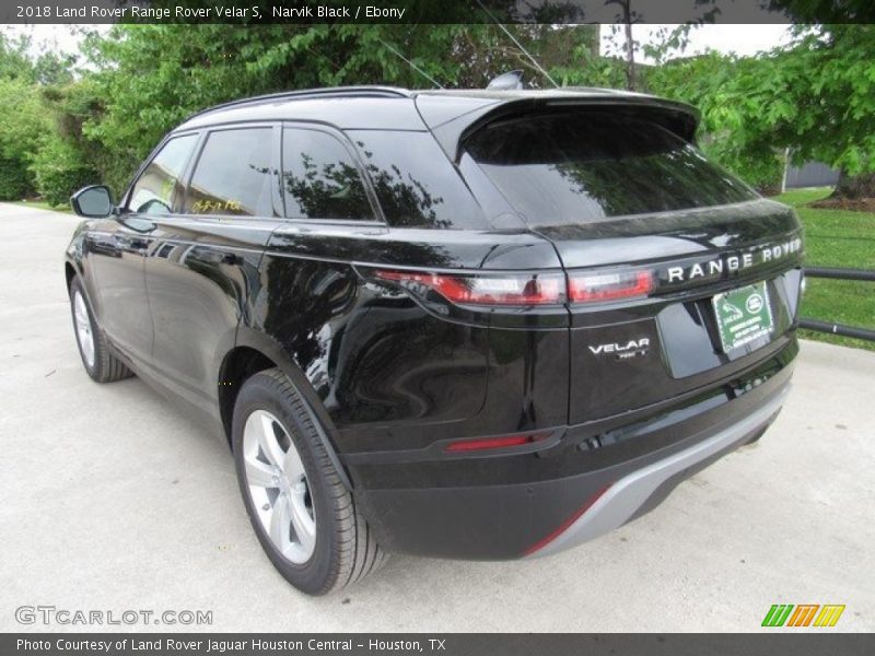 Narvik Black / Ebony 2018 Land Rover Range Rover Velar S