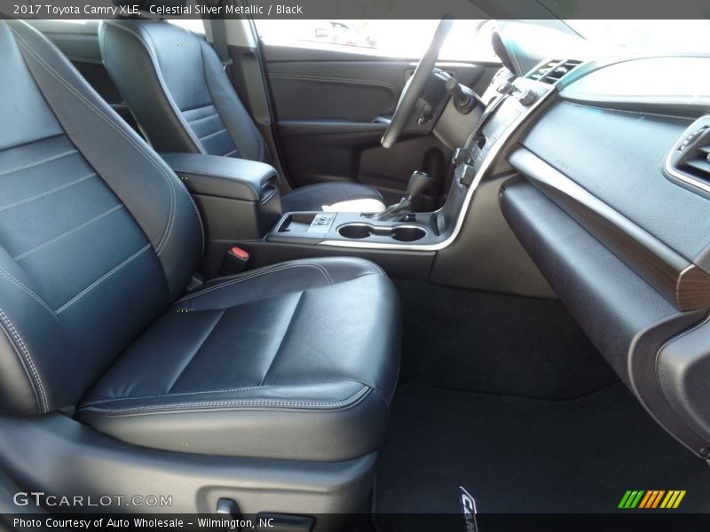 Celestial Silver Metallic / Black 2017 Toyota Camry XLE