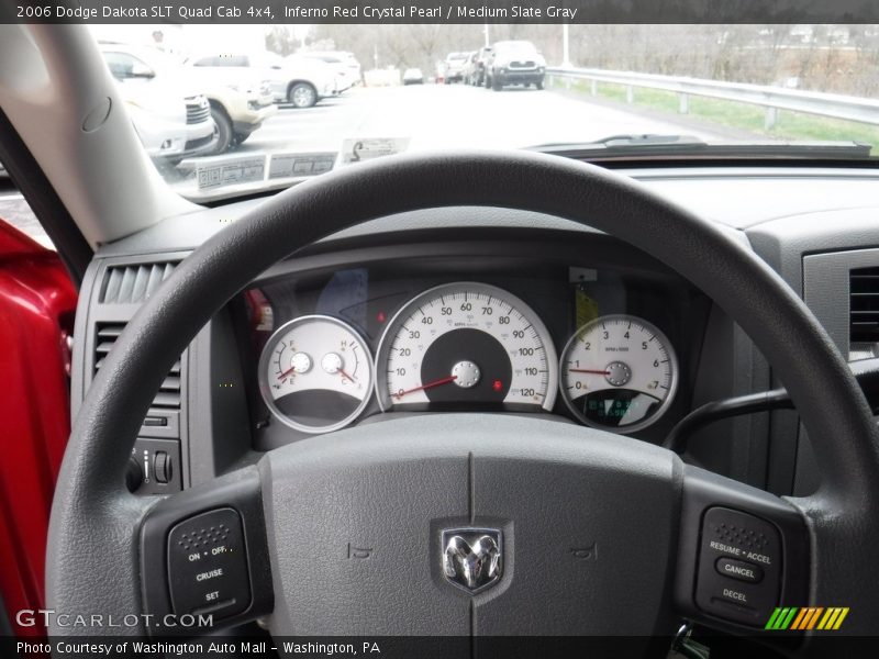 Inferno Red Crystal Pearl / Medium Slate Gray 2006 Dodge Dakota SLT Quad Cab 4x4