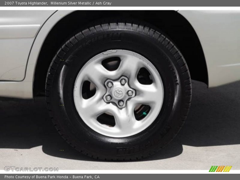 Millenium Silver Metallic / Ash Gray 2007 Toyota Highlander