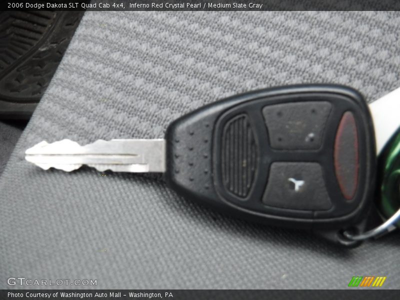 Inferno Red Crystal Pearl / Medium Slate Gray 2006 Dodge Dakota SLT Quad Cab 4x4