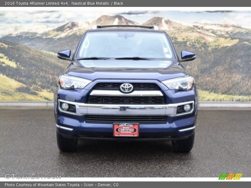 Nautical Blue Metallic / Black 2016 Toyota 4Runner Limited 4x4