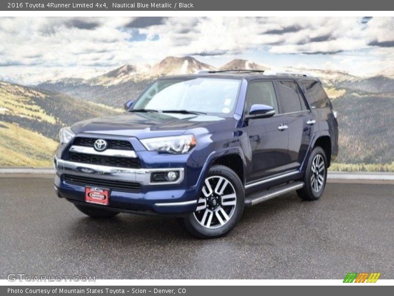 Nautical Blue Metallic / Black 2016 Toyota 4Runner Limited 4x4