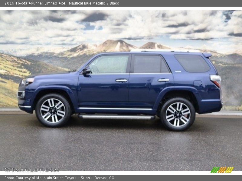 Nautical Blue Metallic / Black 2016 Toyota 4Runner Limited 4x4