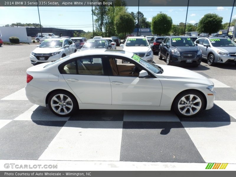 Alpine White / Venetian Beige 2014 BMW 3 Series 335i Sedan