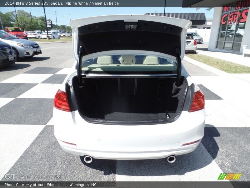 Alpine White / Venetian Beige 2014 BMW 3 Series 335i Sedan