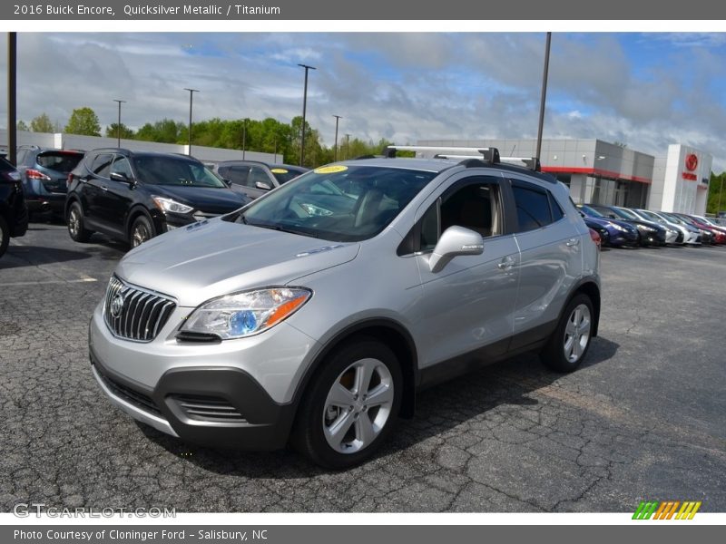 Quicksilver Metallic / Titanium 2016 Buick Encore