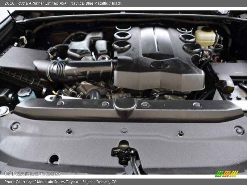 Nautical Blue Metallic / Black 2016 Toyota 4Runner Limited 4x4