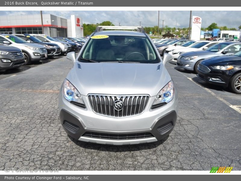 Quicksilver Metallic / Titanium 2016 Buick Encore