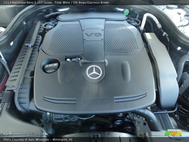 Polar White / Silk Beige/Espresso Brown 2014 Mercedes-Benz E 350 Sedan