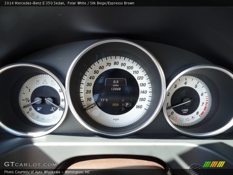 Polar White / Silk Beige/Espresso Brown 2014 Mercedes-Benz E 350 Sedan