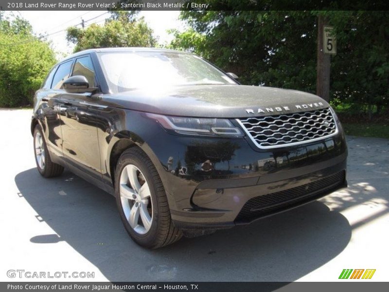 Santorini Black Metallic / Ebony 2018 Land Rover Range Rover Velar S