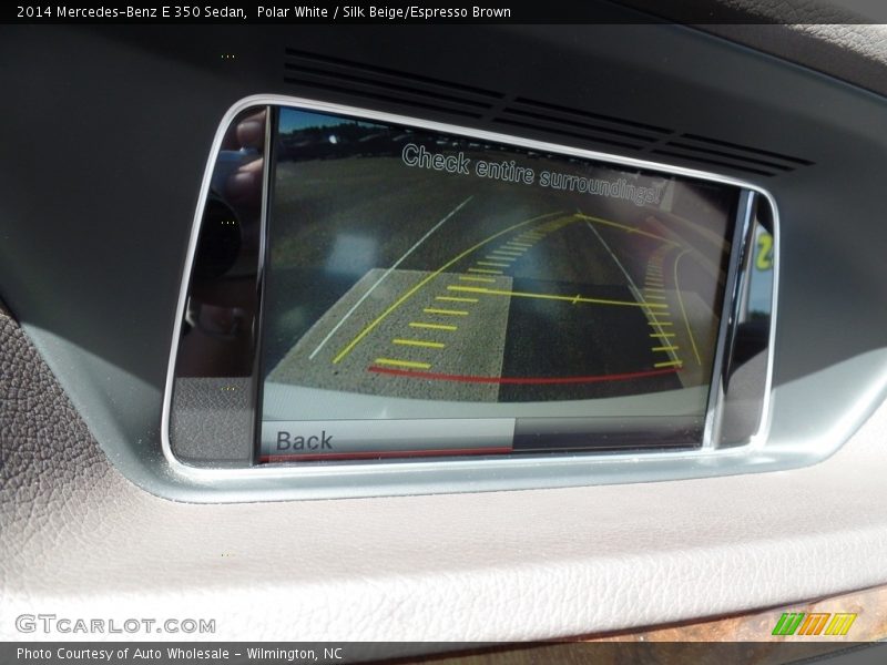 Polar White / Silk Beige/Espresso Brown 2014 Mercedes-Benz E 350 Sedan