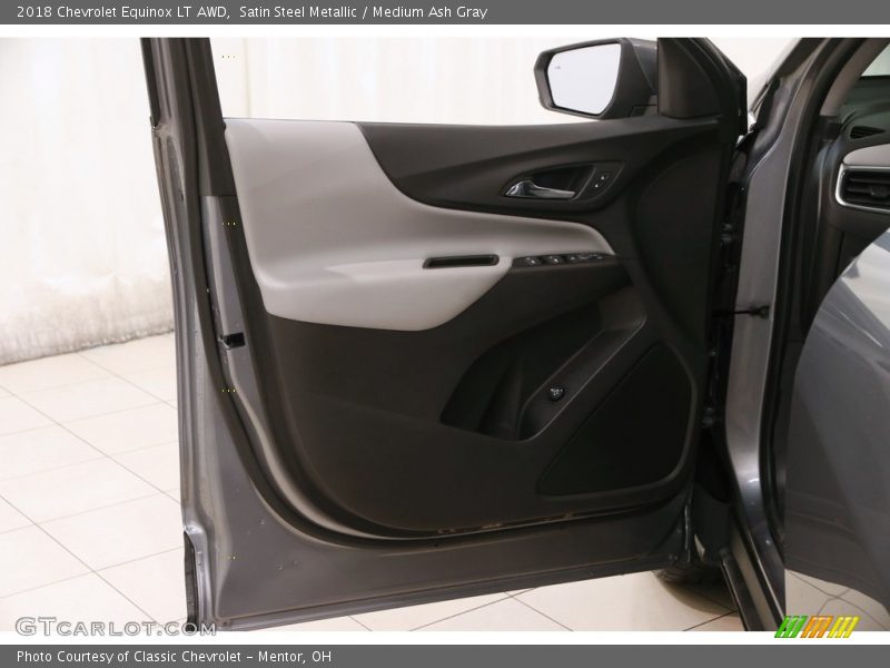 Satin Steel Metallic / Medium Ash Gray 2018 Chevrolet Equinox LT AWD