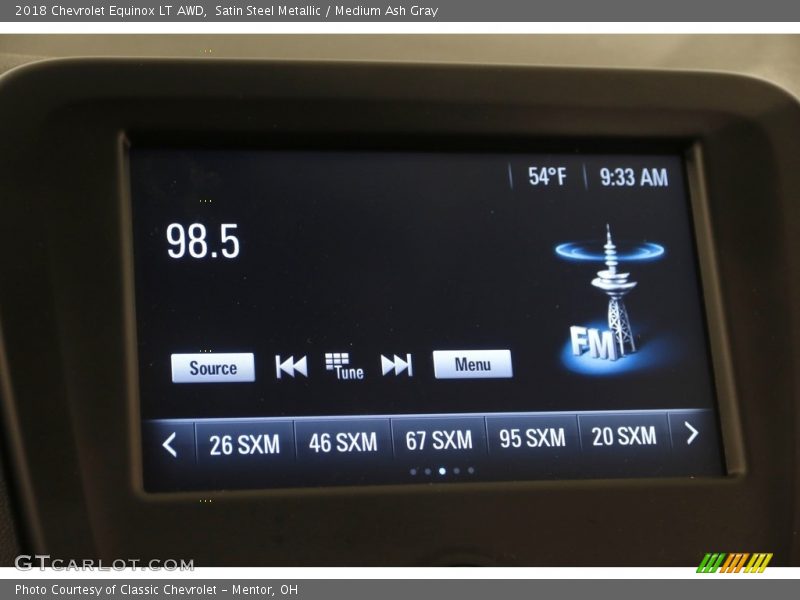 Satin Steel Metallic / Medium Ash Gray 2018 Chevrolet Equinox LT AWD