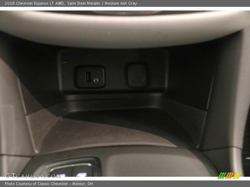 Satin Steel Metallic / Medium Ash Gray 2018 Chevrolet Equinox LT AWD