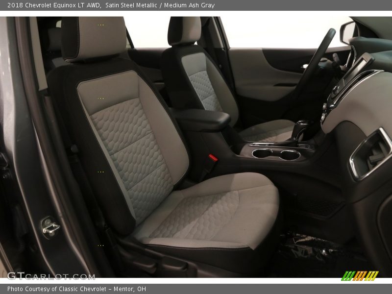 Satin Steel Metallic / Medium Ash Gray 2018 Chevrolet Equinox LT AWD