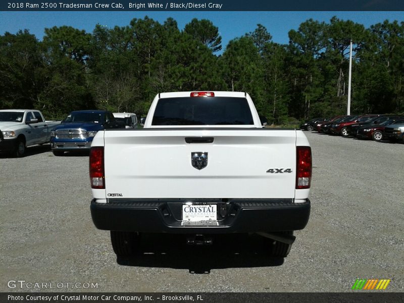 Bright White / Black/Diesel Gray 2018 Ram 2500 Tradesman Crew Cab