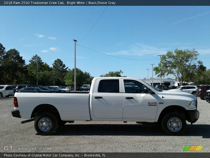 Bright White / Black/Diesel Gray 2018 Ram 2500 Tradesman Crew Cab
