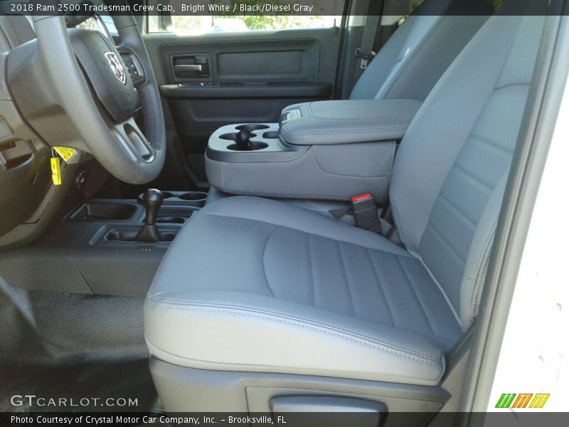 Bright White / Black/Diesel Gray 2018 Ram 2500 Tradesman Crew Cab