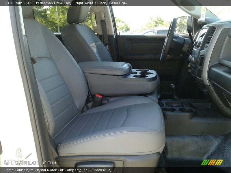 Bright White / Black/Diesel Gray 2018 Ram 2500 Tradesman Crew Cab