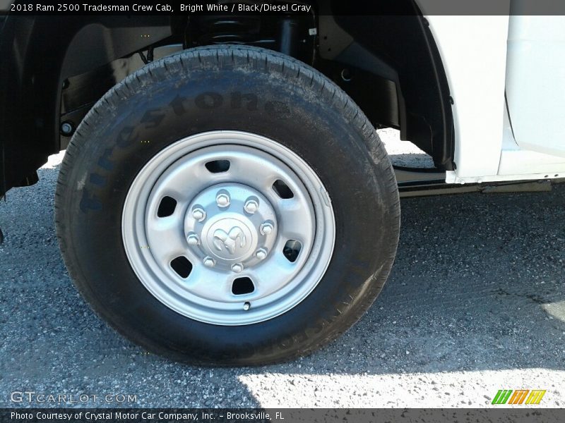 Bright White / Black/Diesel Gray 2018 Ram 2500 Tradesman Crew Cab